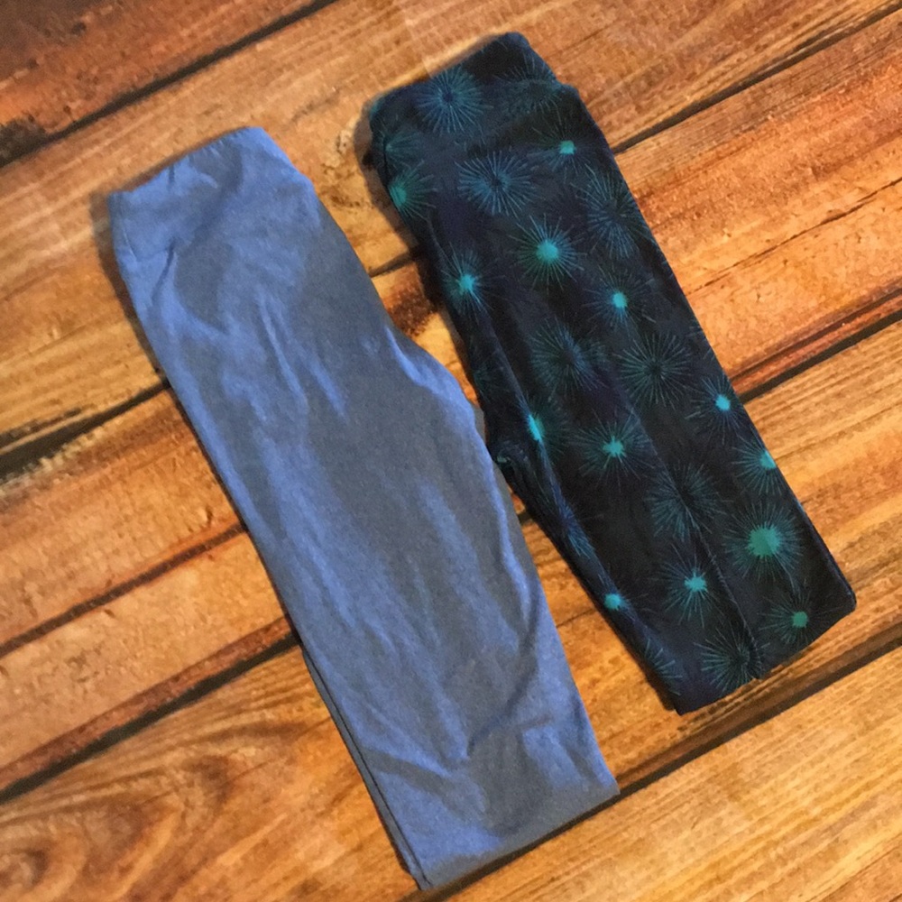 LuLaRoe kids Leggings l/xl-2 pair bundle